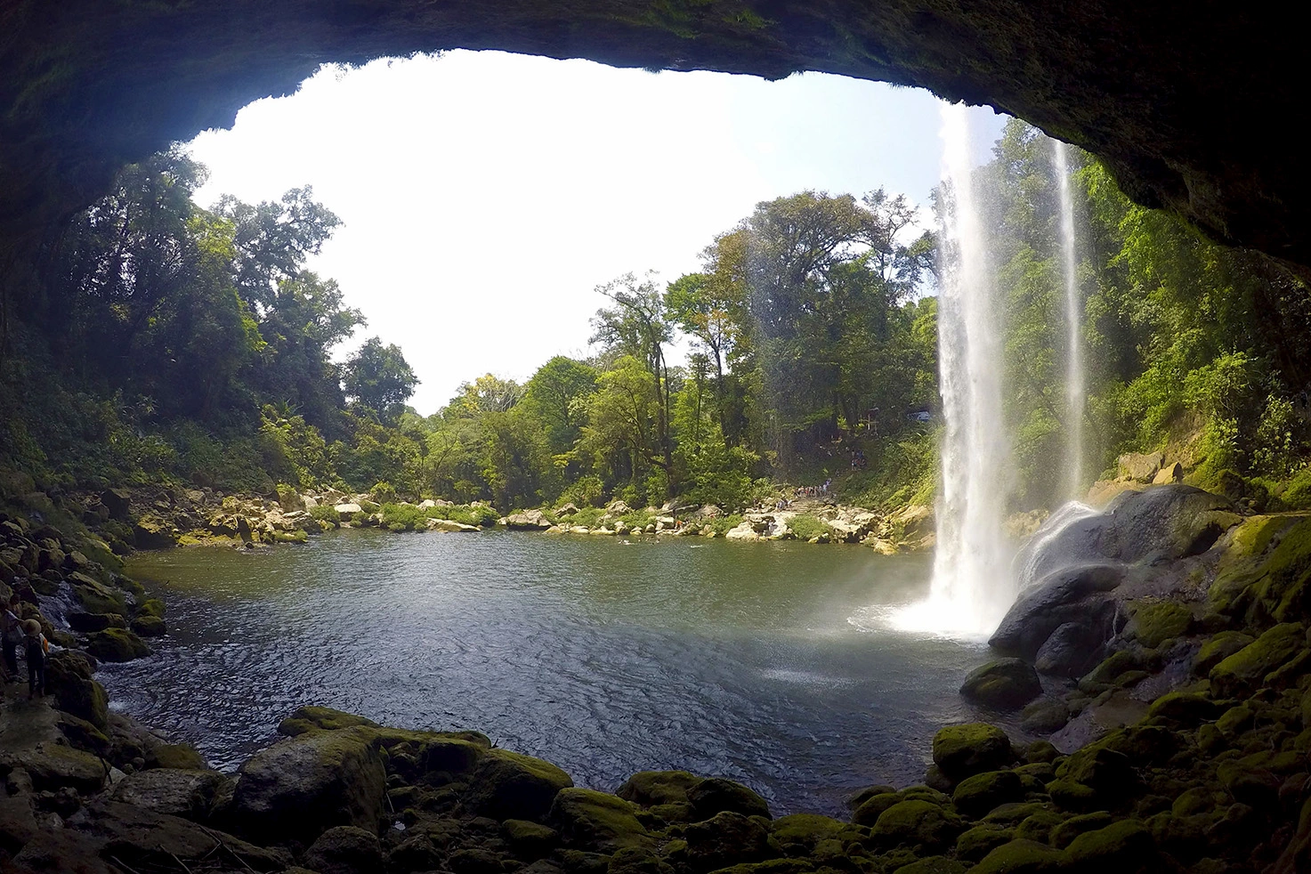 Cascada en la selva de Chiapas