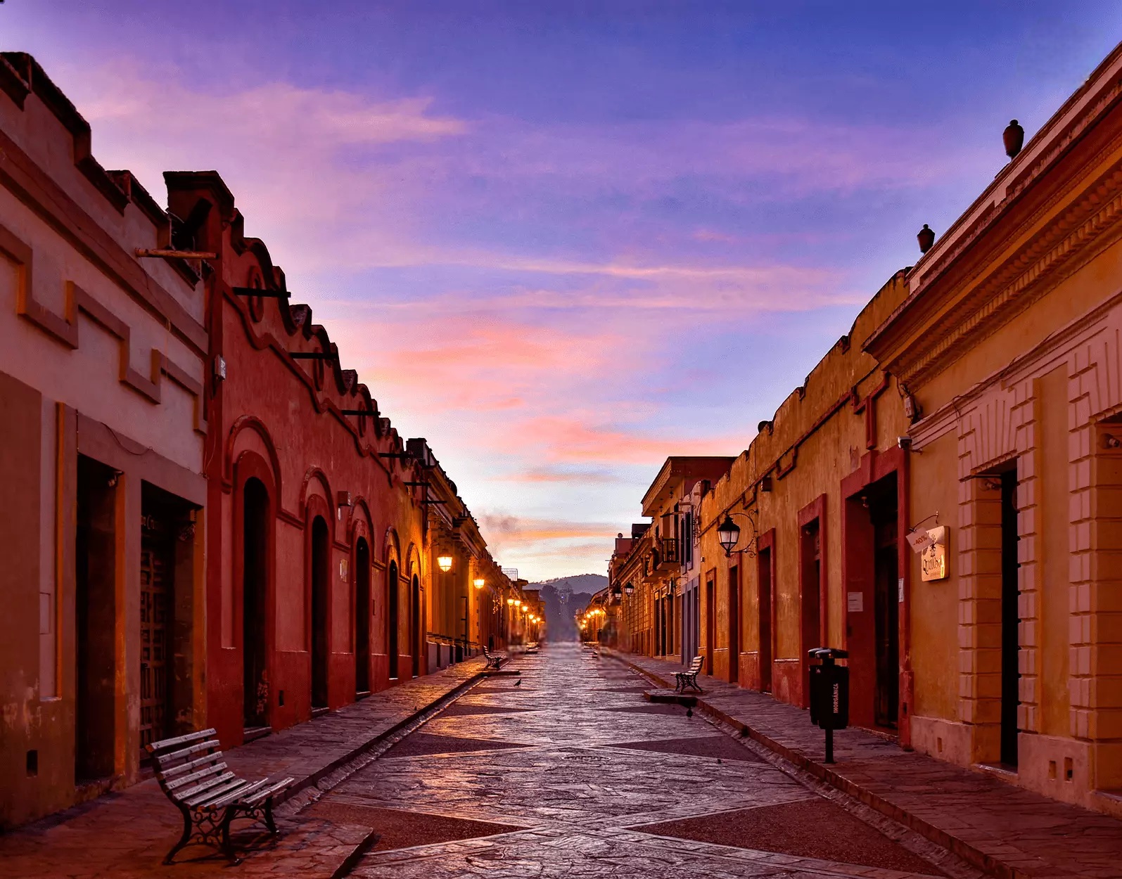 Calles coloridas de San Cristóbal de las Casas